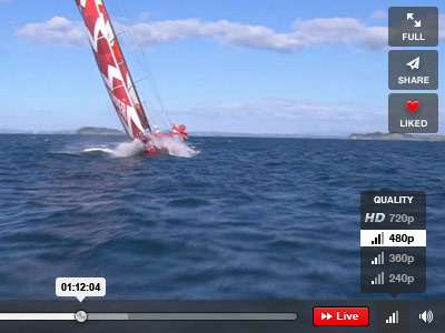New Livestream Player UI chrome livestream player ui video