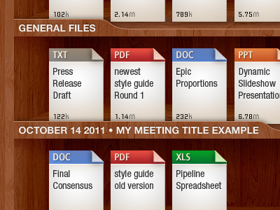 Files on the shelves interface photoshop texture