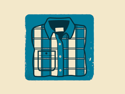 Button up button flannel illustration rough shirt texture