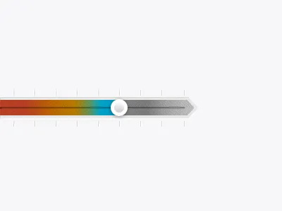 Progress Slider progress rainbow slider ui