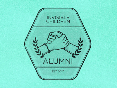 Invisible Children Alumni logo alumni crest gotham rounded invisible children logo