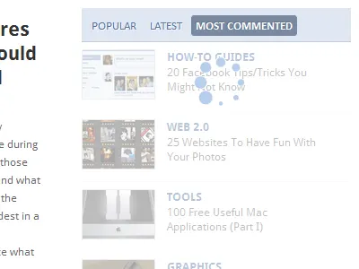 Hongkiat v5 Ajax Loader ajax animated gif jquery popular recent sidebar stories widget wordpress