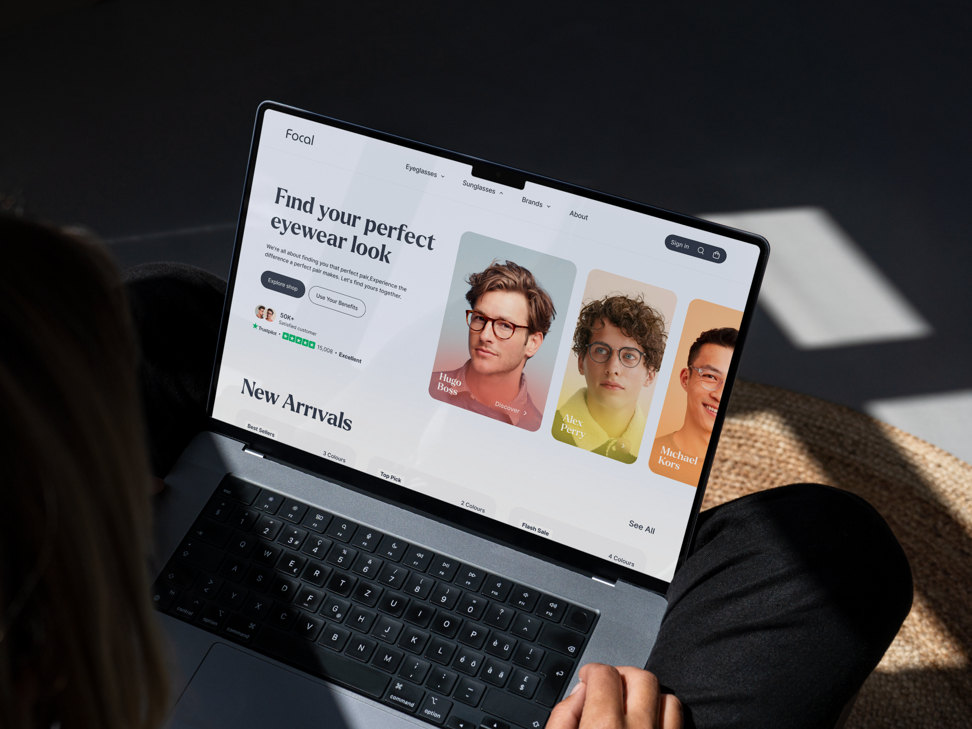 Eyewear Website Design colorful design dribbble best shot e commerce ecommerce eye wear eyewear glasses landing page minimal online shopping project shop sunglass sunglasses trendy web web design webdesign website