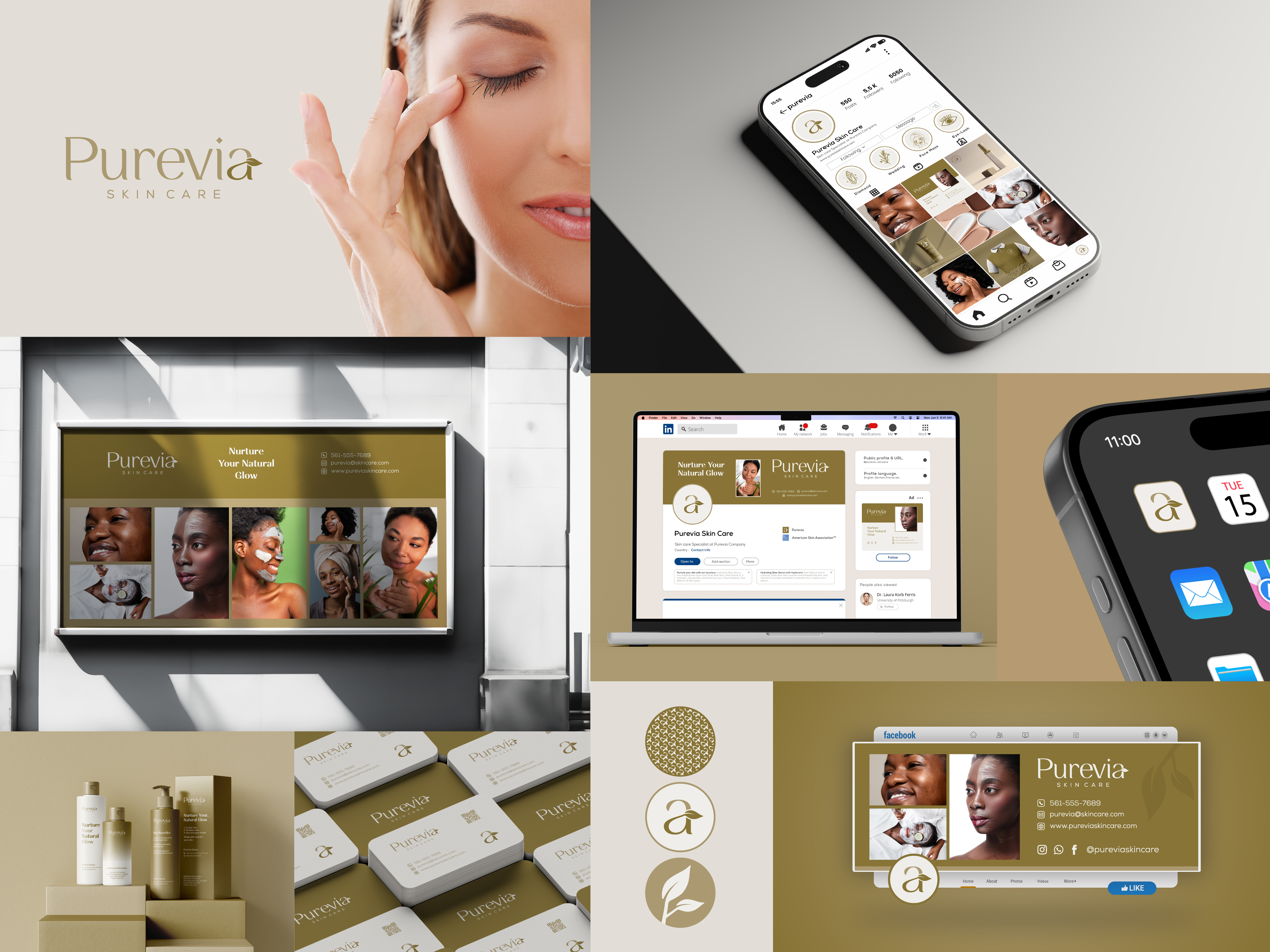 Example of Fashion & Skincare Brand Identity Design