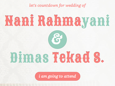 dimas & yani - wedding invitation website attendee invitation wedding wedding site wedsite