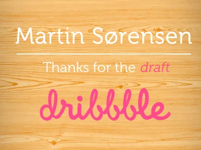 Thanks for the draft draft wood