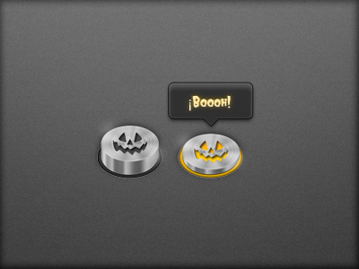 HalloUIn buttons fun halloween ui