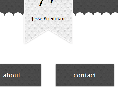 Mobile Version of Jesse R Friedman dot com responsive theme wordpress