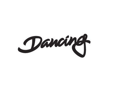 Dancing dancing dancing cheetah debut lettering logo logo design logotype