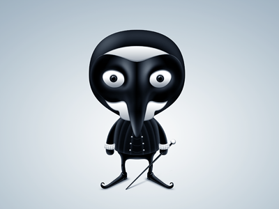 Death in Venice character photoshop toy vector