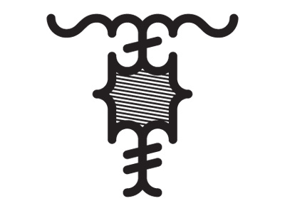 Odd T drop cap lettering t