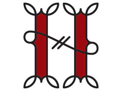 H drop cap h lettering