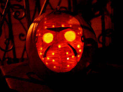 Ch-ch-ch-ch...ka-ka-ka...﻿ ch ch ch ch...ka ka ka...﻿ happy halloween jason pumpkin