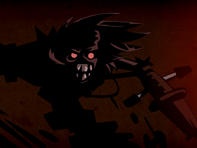 Halloween - good time for bad story. 2d animation flash halloween