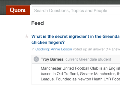 Quora Redesign helvetica neue quora redesign search