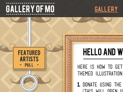 Gallery of Mo charity donation illustration moustache movember