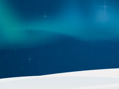 Aurora Borealis northern lights stars winter