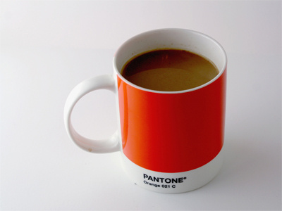 Startthemorning coffee coffee mug morning pantone orange still asleep