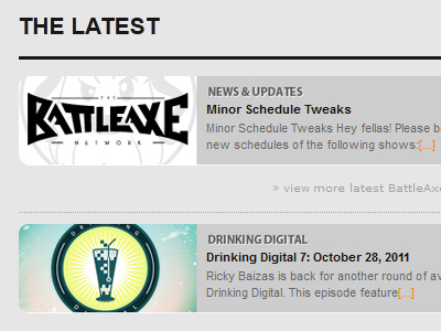 Latest Post Tab battleaxe latest podcast post
