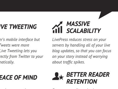 Blogging App clean icons web design