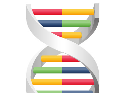 DNA illustration vector