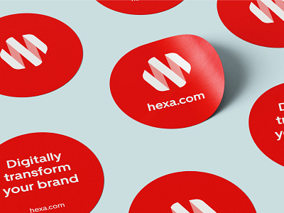 HEXA- Logo Design Concept (Brand Collatarel) branding design graphic design logo ux