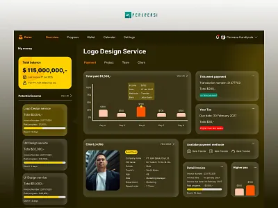 Dashboard UI/Ux exploration glass morphism and dark theme bank branding dashboard dekstop design finace glass morphism illustration interaction logo money ui ui ux ux