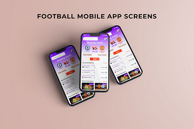 Football Mobile App Screens creative fifa footballlife footballskills graphic design haaland juventus manchesterunited mbappé messi neymar psg realmadrid soccer worldcup