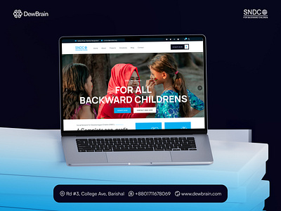 SNDC Bangladesh - Non Profit Organization Website ui design ui ux ux design webflow website wordpress