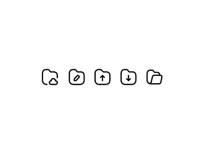 Folder Animated icons! animation document file folder icon icondesign iconography iconpack icons iconset ui