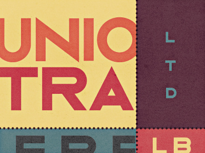 LTD font typeface