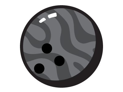 Roll animated bowling gif icon roll