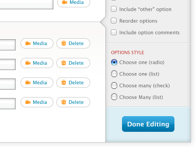 Done polldaddy question meta radio buttons