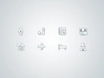 Overclick Personnel icon set icon icons