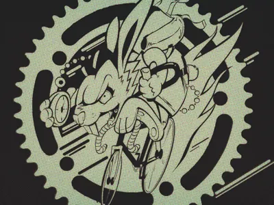 Notimetolose Alleycat T Shirt alleycat campy chainrings fixed gear rabbit t shirt