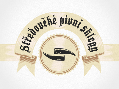 Stredoveke Pivni Sklepy V1 beer logo medieval pivo středověk