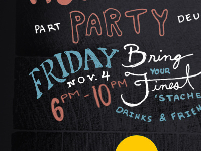 Web Invite Type hand drawn script typography wwffhh
