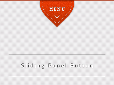 Sliding Panel Button button menu navigation slider stitches texture