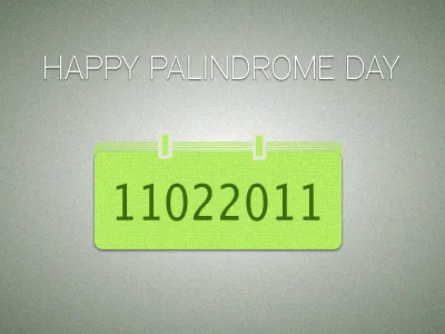 Happy Palindrome Day calendar day palindrome