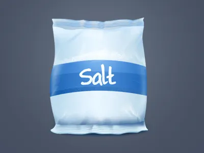 Salt food icon salt
