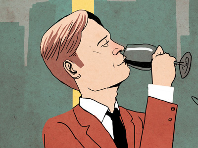 Niles Crane frasier illustration niles portrait seattle
