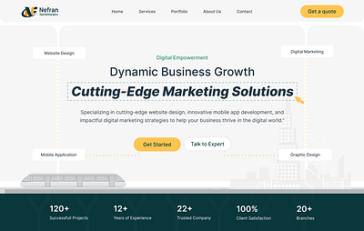 Design and Development agency creative banner design agency landing banner landing page logo logo design social media marketing software company trendy landing page ui uiux ux web banner webpage