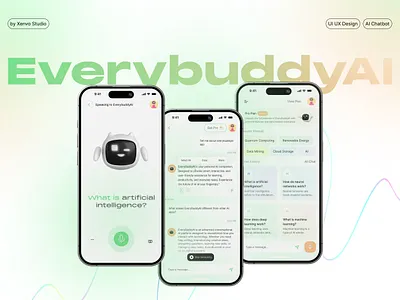 Personalized AI Chatbot App ai app ai chatbot app design app interface design app ui ux chatbot app ui chatbot mobile app mobile app design personal chatbot ui ux user interface
