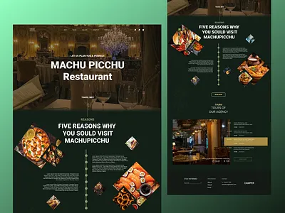 Dream Machu Landingpages 3d animation branding catagories design graphic design landingpages logo motion graphics ui uiux design ux website