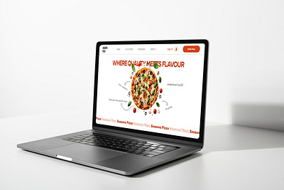 UX/UI design Pizza Corporate Website adobe photoshop branding design figma graphic design ui uiux design ux design visual design web design website