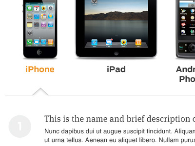 Instruction layout typography web