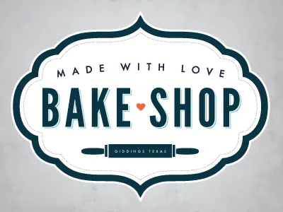Bakeshop bake bakeshop logo rolling pin