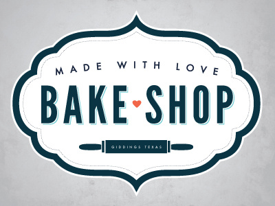 Bakeshop bake bakeshop logo rolling pin