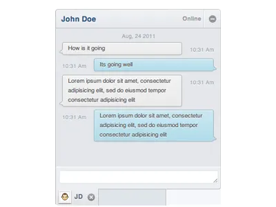 Chat apps ui webapps
