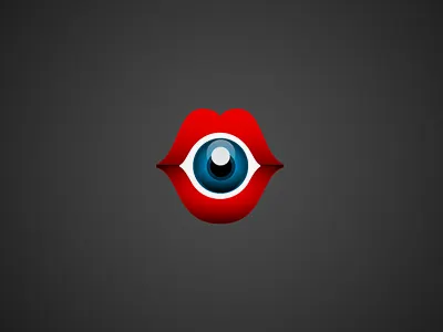 Affectmedia affect affectmedia design doodle eye graphic lips logo media sign